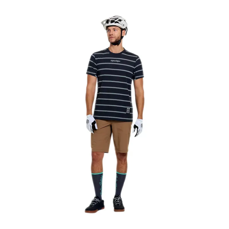 Troy Lee Designs Skyline S/S Jersey in Checked Out Carbon-9