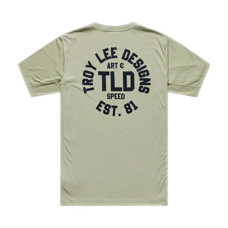 Troy Lee Designs Skyline Short Sleeve Ride Jersey in Stamps Sage-1