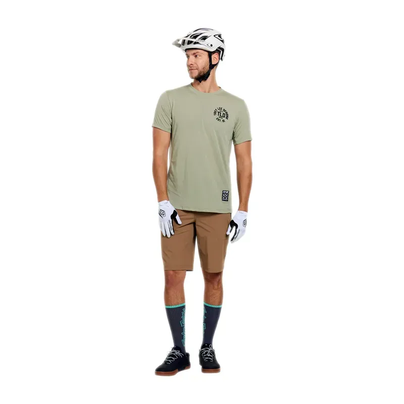 Troy Lee Designs Skyline Short Sleeve Ride Jersey in Stamps Sage-11