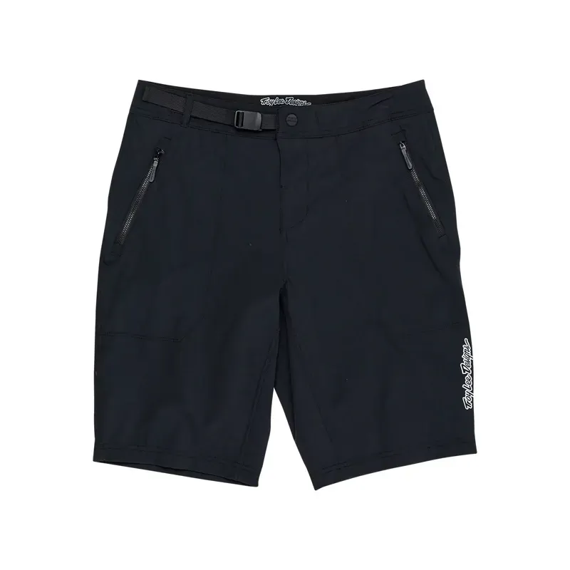 Troy Lee Designs Skyline Trail Youth Shell Shorts in Mono Black