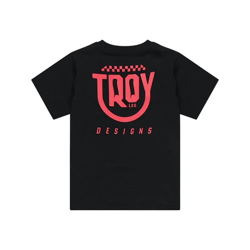 Troy Lee Designs Youth Smiley T-Shirt in Black-1
