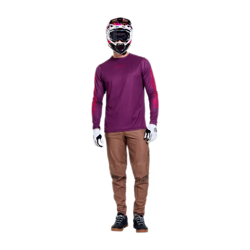 Troy Lee Designs Sprint Pro Jersey In Mono Sangria-9
