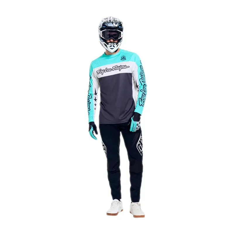 Troy Lee Designs Sprint Pro Jersey in Yo Moto Carbon-10