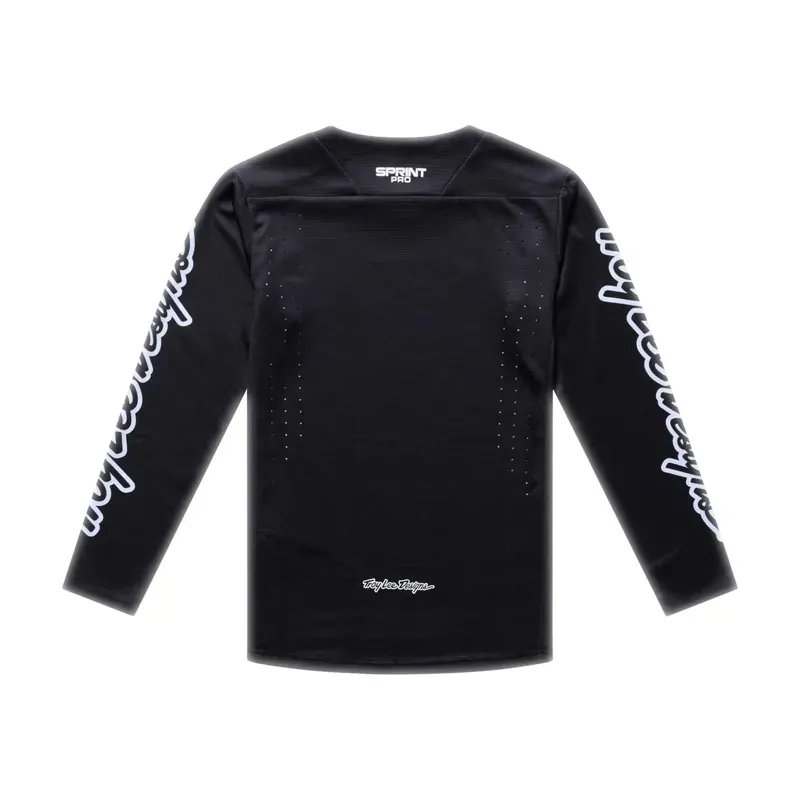 Troy Lee Designs Sprint Pro Youth Jersey In Mono Black