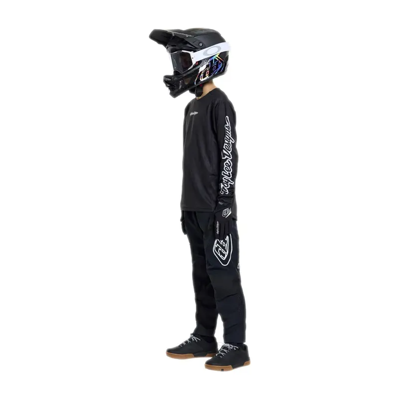 Troy Lee Designs Sprint Pro Youth Jersey In Mono Black-1