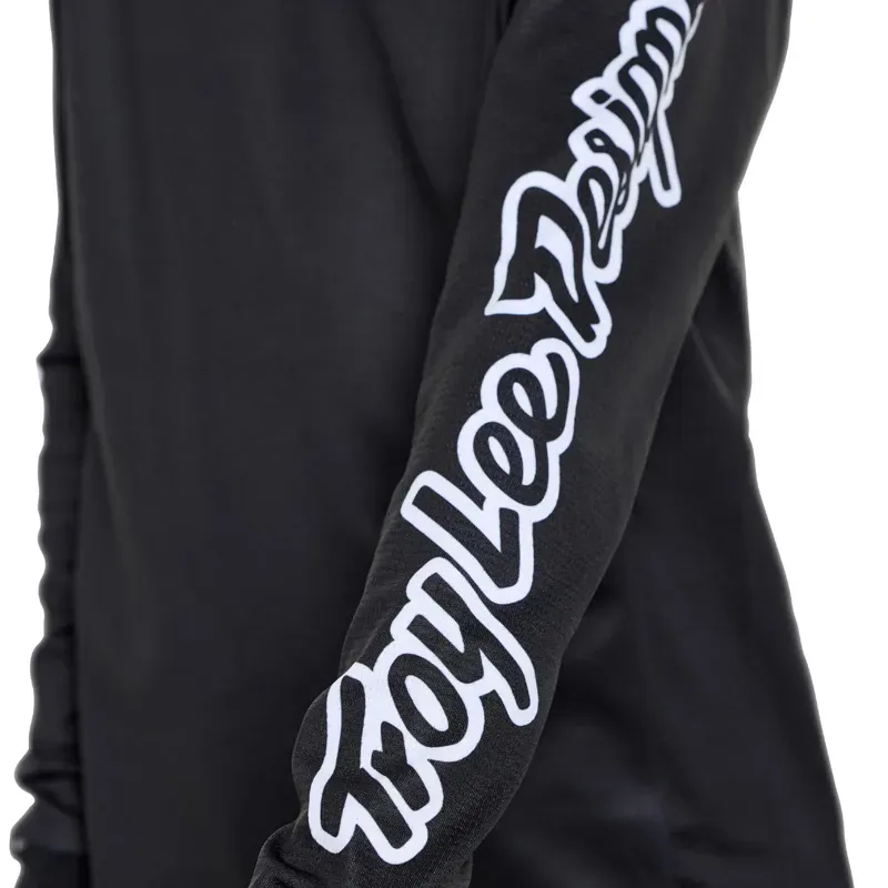 Troy Lee Designs Sprint Pro Youth Jersey In Mono Black-8