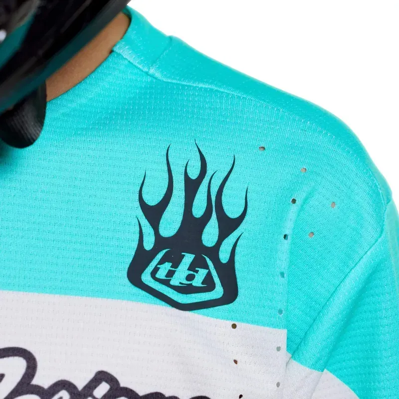 Troy Lee Designs Sprint Pro Youth Jersey In Mono Real Teal-12