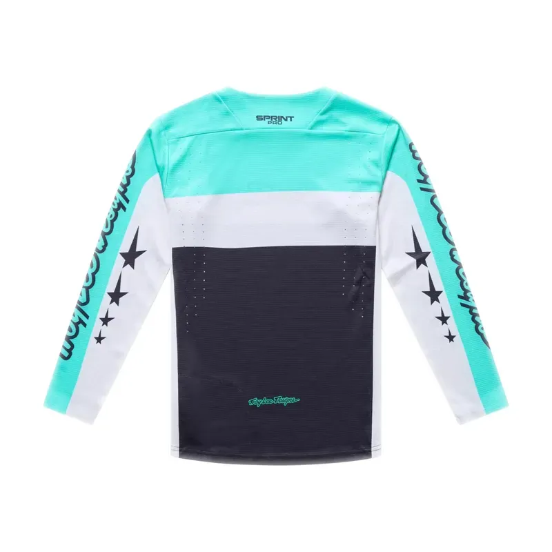 Troy Lee Designs Sprint Pro Youth Jersey In Yo Moto Carbon-1