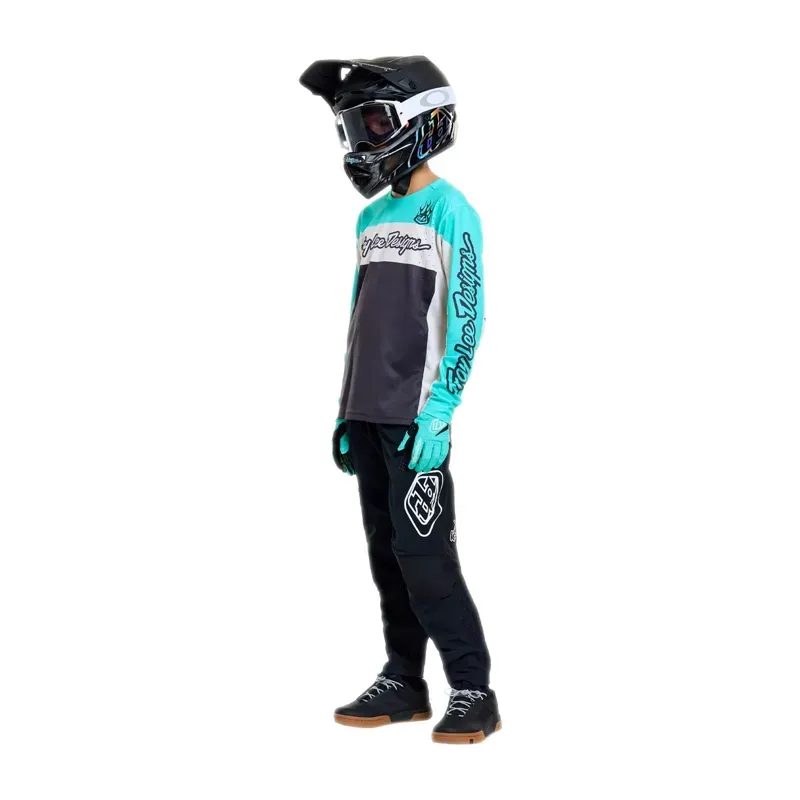 Troy Lee Designs Sprint Pro Youth Jersey In Yo Moto Carbon-3