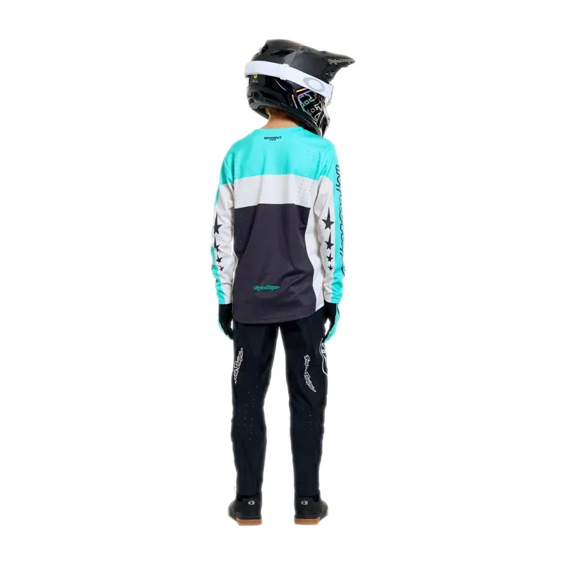 Troy Lee Designs Sprint Pro Youth Jersey In Yo Moto Carbon-4