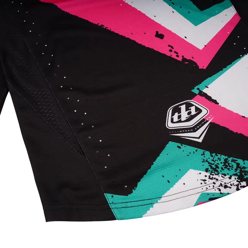 Troy Lee Designs Youth Sprint Jersey in Full Pull Black-6