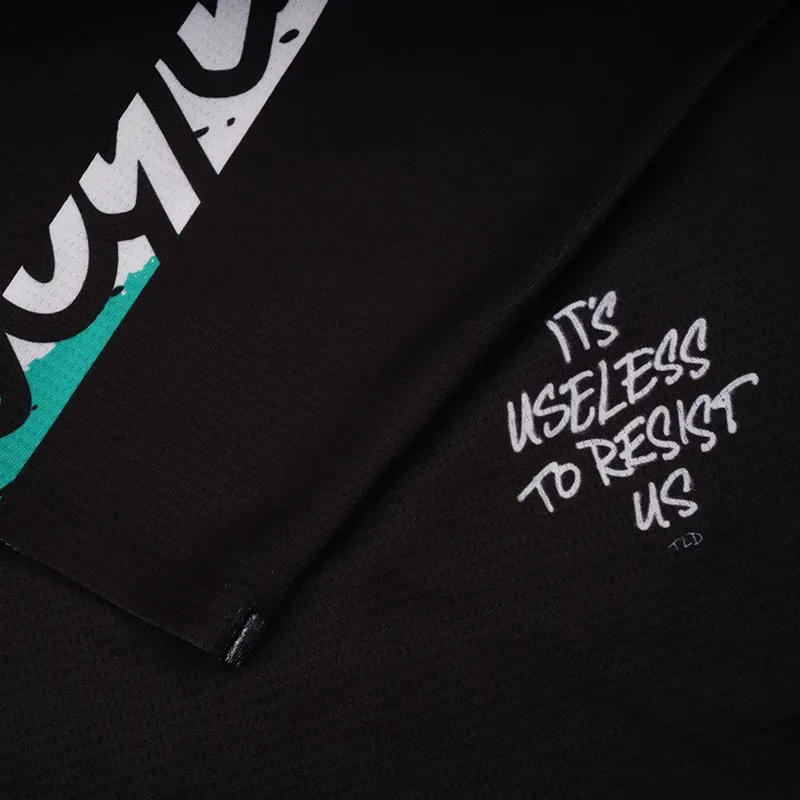 Troy Lee Designs Youth Sprint Jersey in Full Pull Black-7