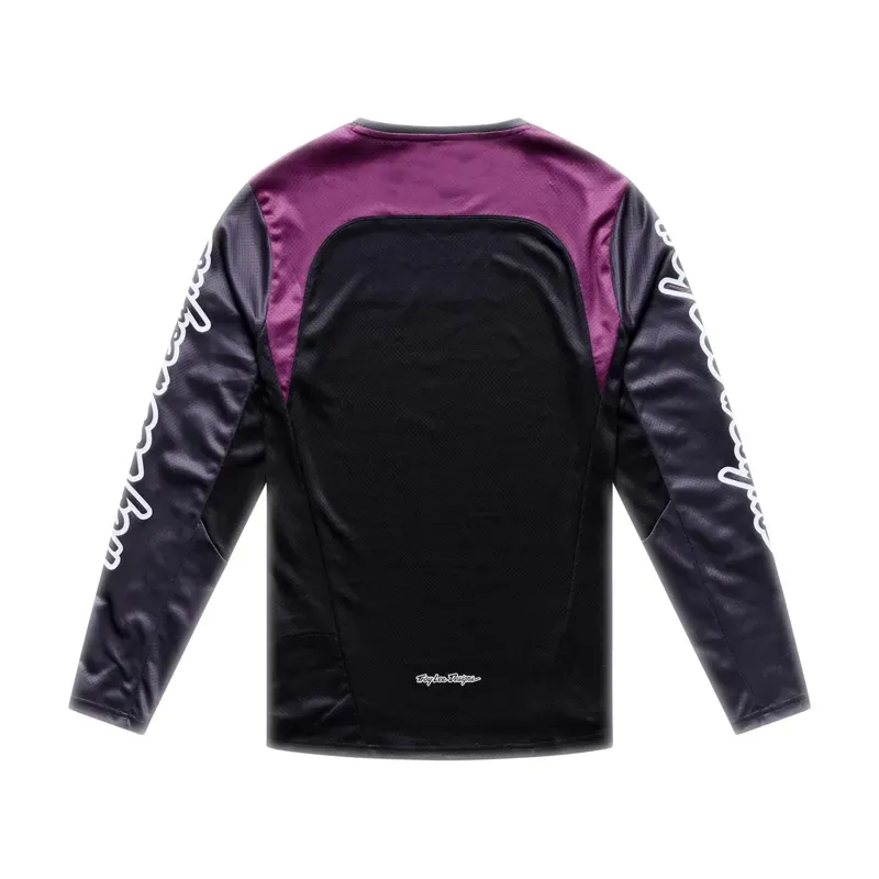 Troy Lee Designs Stage Long Sleeve Jersey in Signature Carbon-1