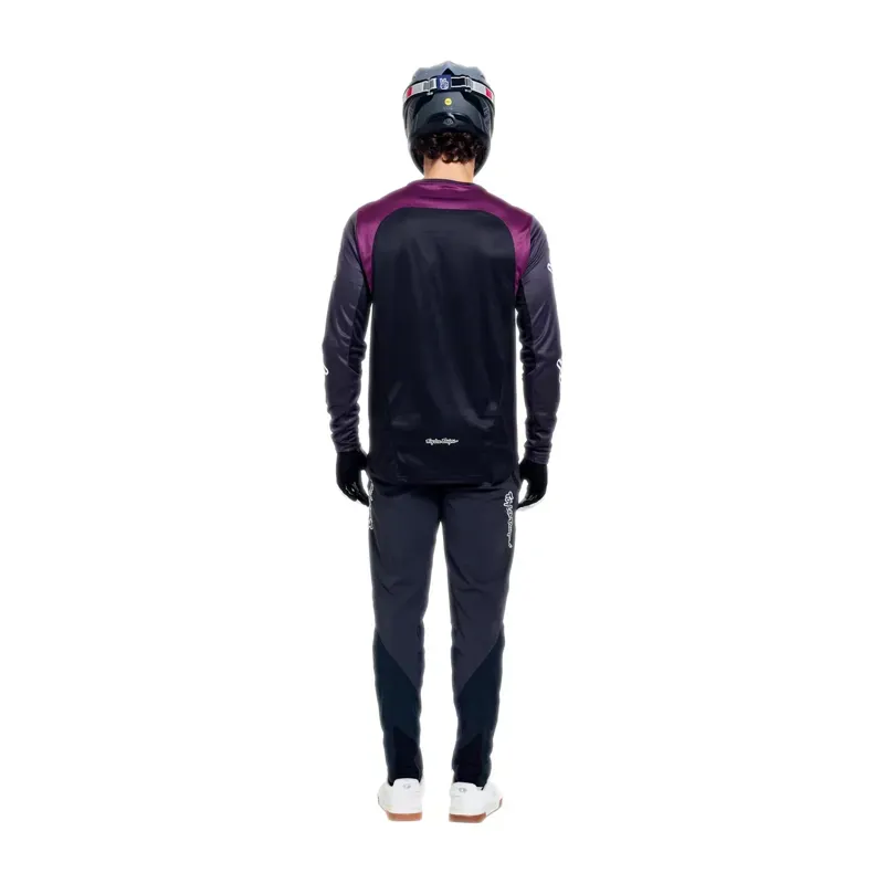 Troy Lee Designs Stage Long Sleeve Jersey in Signature Carbon-3