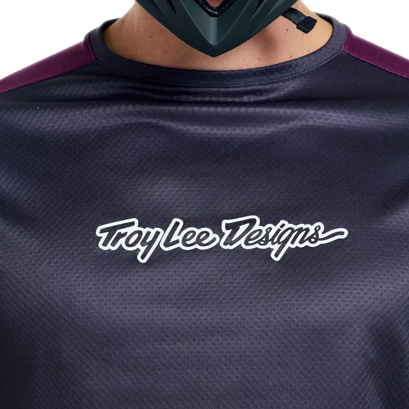 Troy Lee Designs Stage Long Sleeve Jersey in Signature Carbon-4