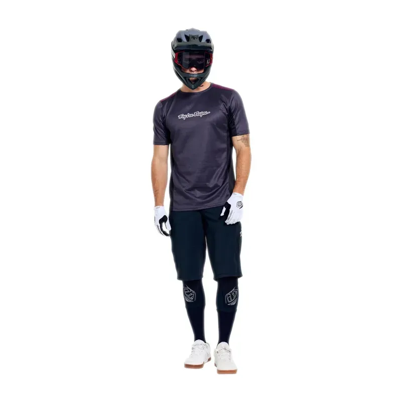 Troy Lee Designs Stage Short Sleeve Jersey in Signature Carbon-2