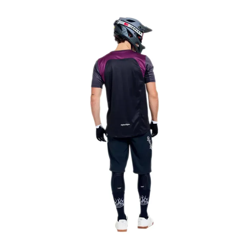 Troy Lee Designs Stage Short Sleeve Jersey in Signature Carbon-3