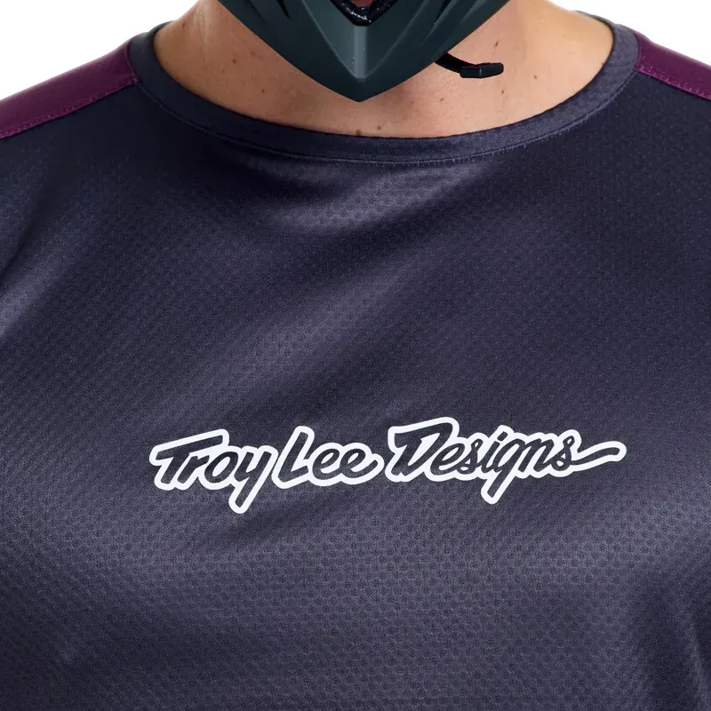 Troy Lee Designs Stage Short Sleeve Jersey in Signature Carbon-5