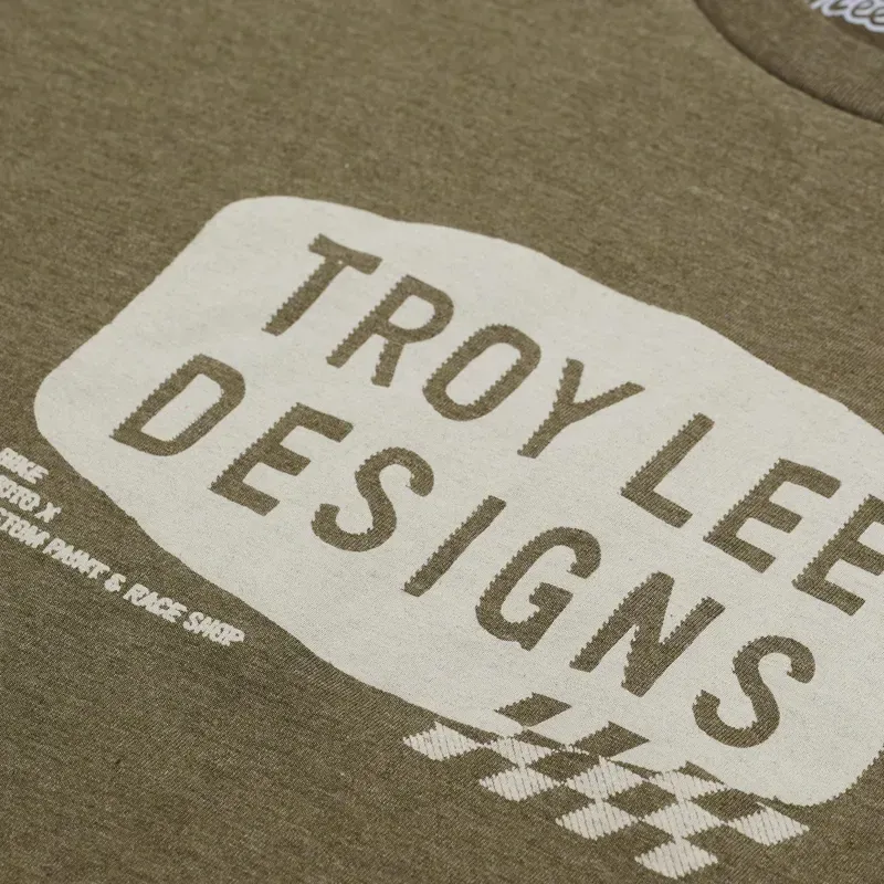 Troy Lee Designs Stamp T-Shirt in Olive Heather-2