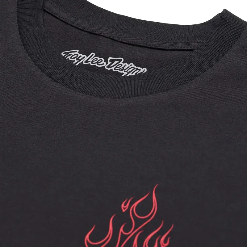 Troy Lee Designs Torched Long Sleeve T-Shirt in Carbon-3