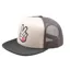 Troy Lee Designs Trucker Snapback Cap in Peace Out Vintage White/Carbon