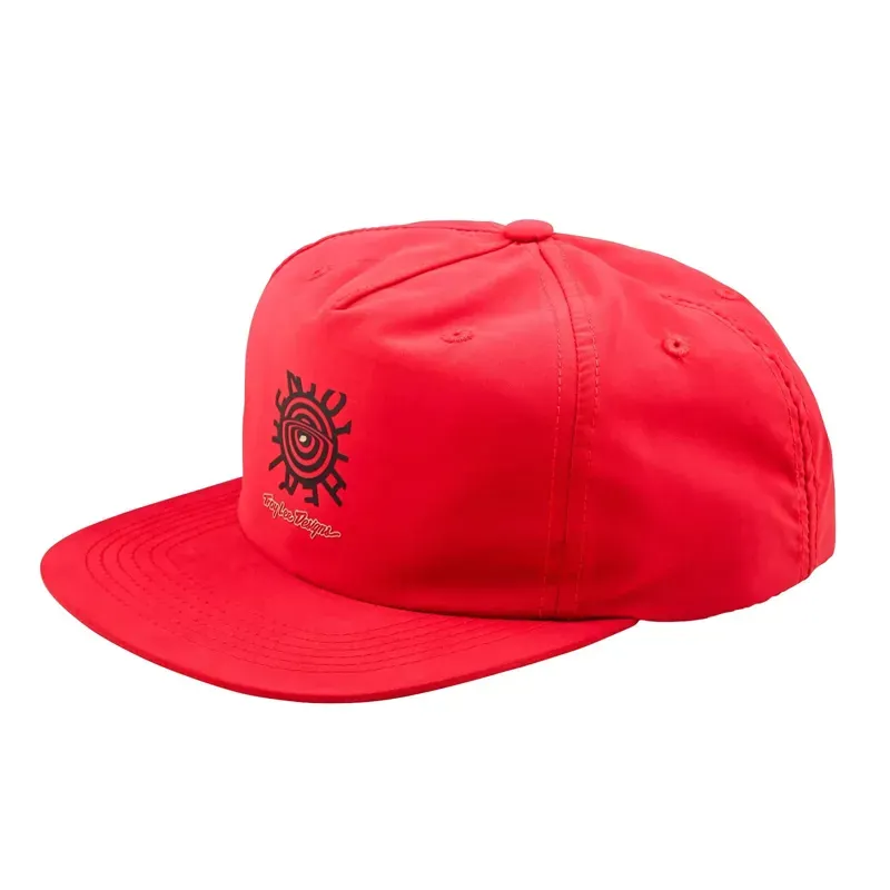 Troy Lee Designs Unstructured Snapback Cap in Enjoy Fuchsia