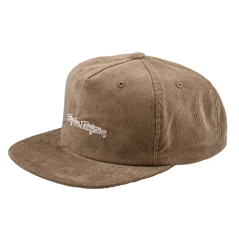 Troy Lee Designs Unstructured Snapback Cap in Signature Gravel Cord
