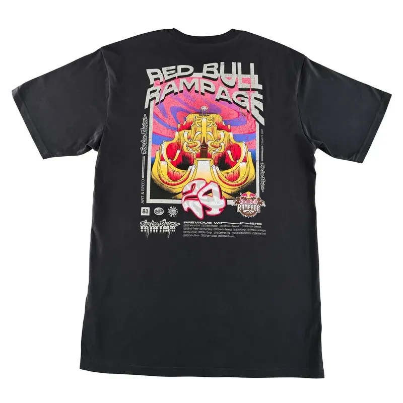 Troy Lee Designs X Redbull Rampage T-Shirt in Altered Reality Coal-1