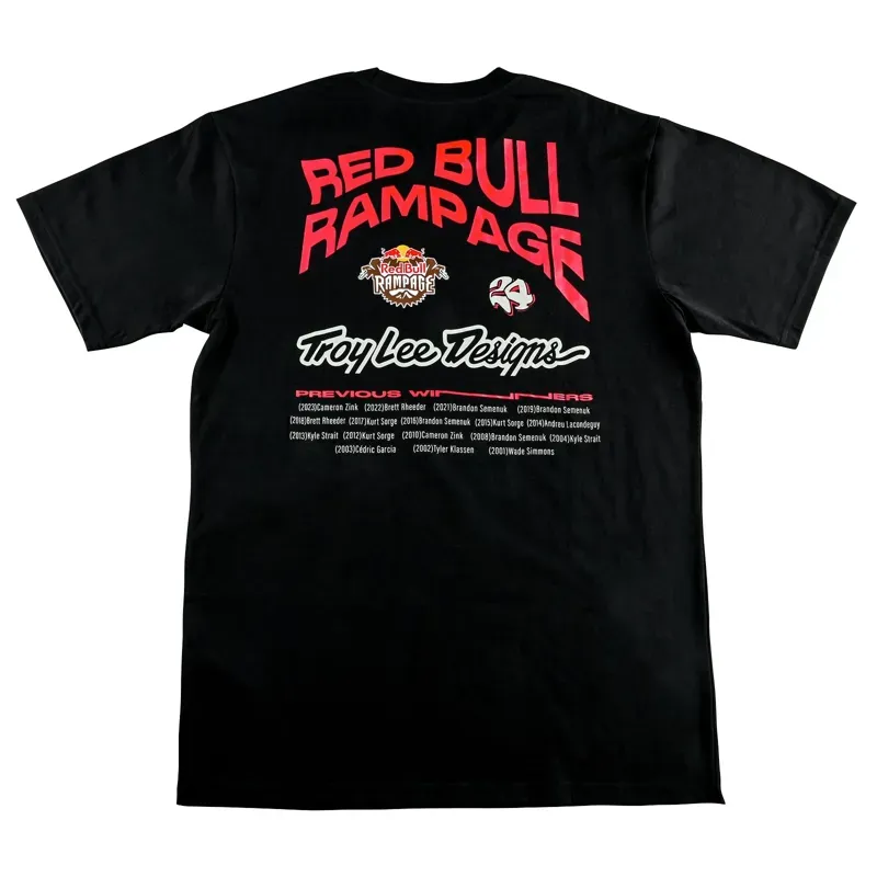 Troy Lee Designs X Redbull Rampage T-Shirt in Mind Melt Black-1