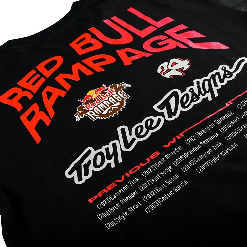 Troy Lee Designs X Redbull Rampage T-Shirt in Mind Melt Black-3