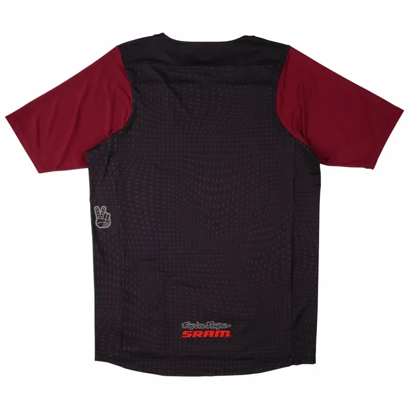 Troy Lee Designs x SRAM Radioscape Skyline Jersey in Black/Berry-1