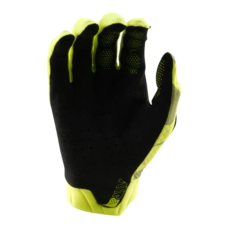 Troy Lee Designs Youth Air Gloves in Blotted Yellow-1