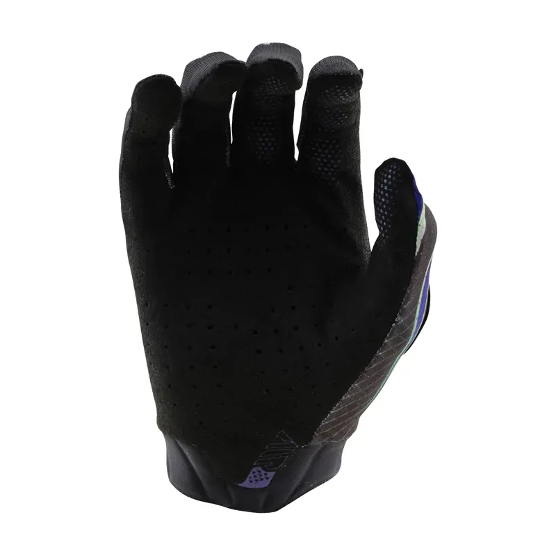 Troy Lee Designs Youth Air Gloves in Torched Black/Purple-1