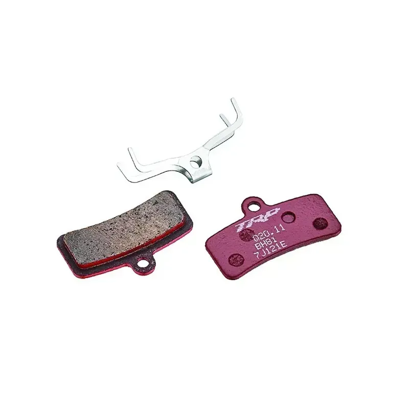 TRP Quadiem Disc Brake Shoes in Silver