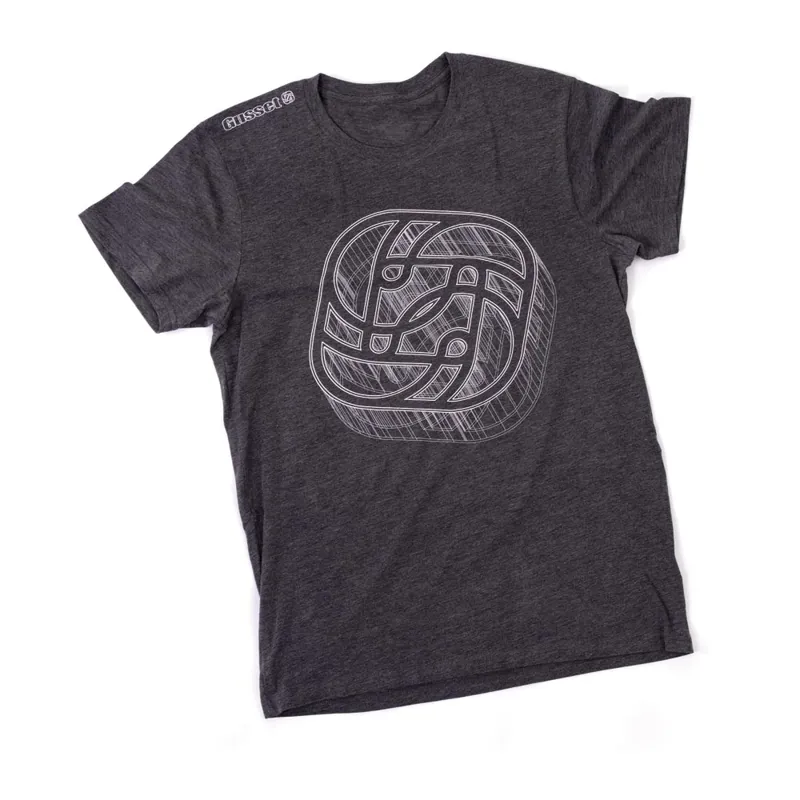 Gusset Tech Logo T- Shirt Grey -1