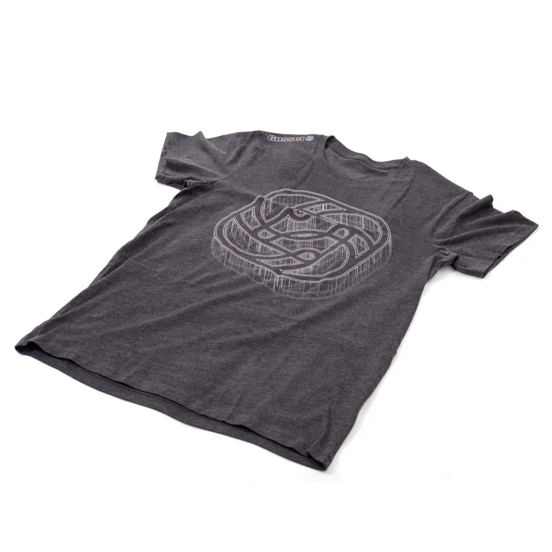 Gusset Tech Logo T- Shirt Grey -3