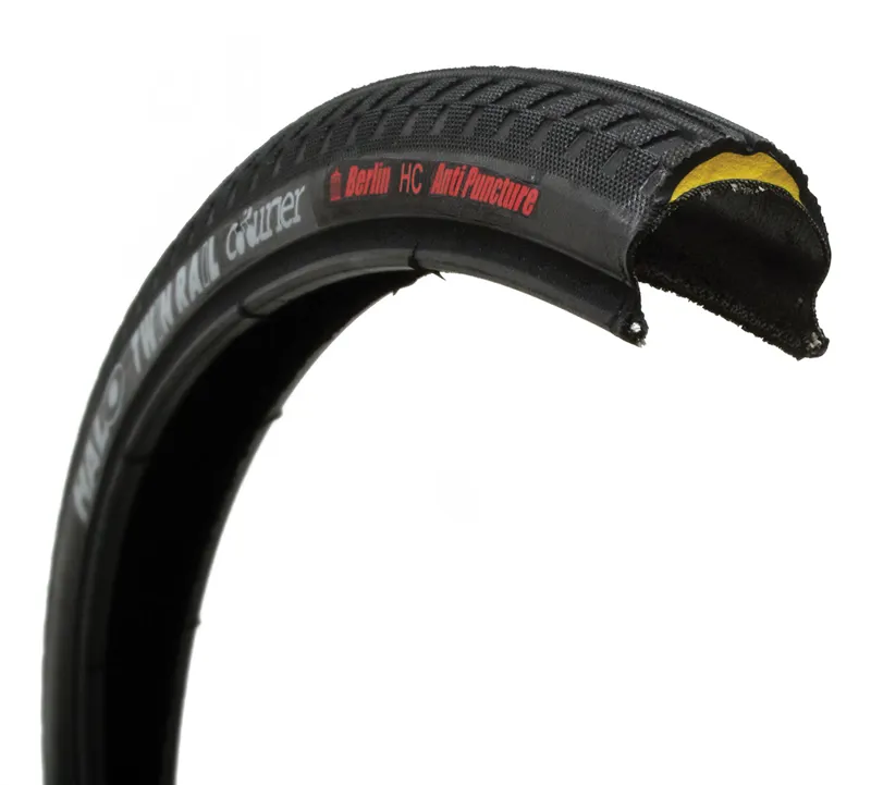 Halo Twin Rail Courier Berlin 700x24 Hard Compound Tyre in Black