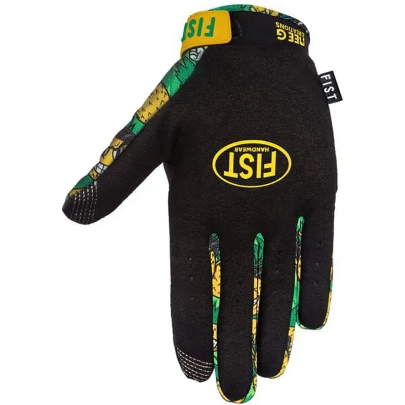 First Handwear Chapter 22 Pineapple Rush Lil' Fist's Gloves in Green/Yellow-1