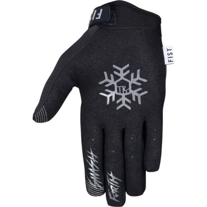 First Handwear Chapter 23 Snowflake Frosty Fingers Gloves in Black-1