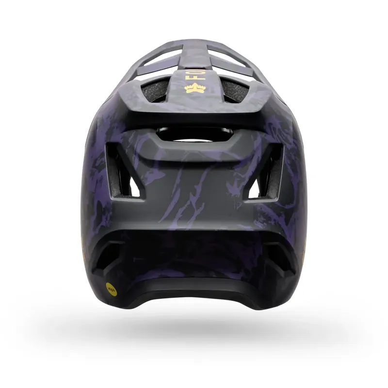 Fox Youth Rampage Image Print Helmet in Plum Purple-3