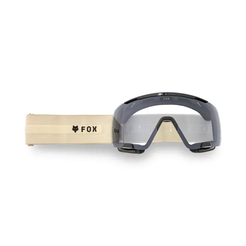 Fox Purevue Black/Clear Goggles in Cream