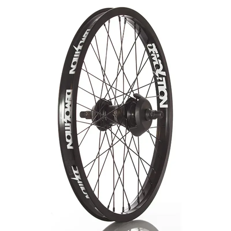 Demolition BMX Rotato V4 Pro Freecoaster Hub BMX Wheel in Black-1