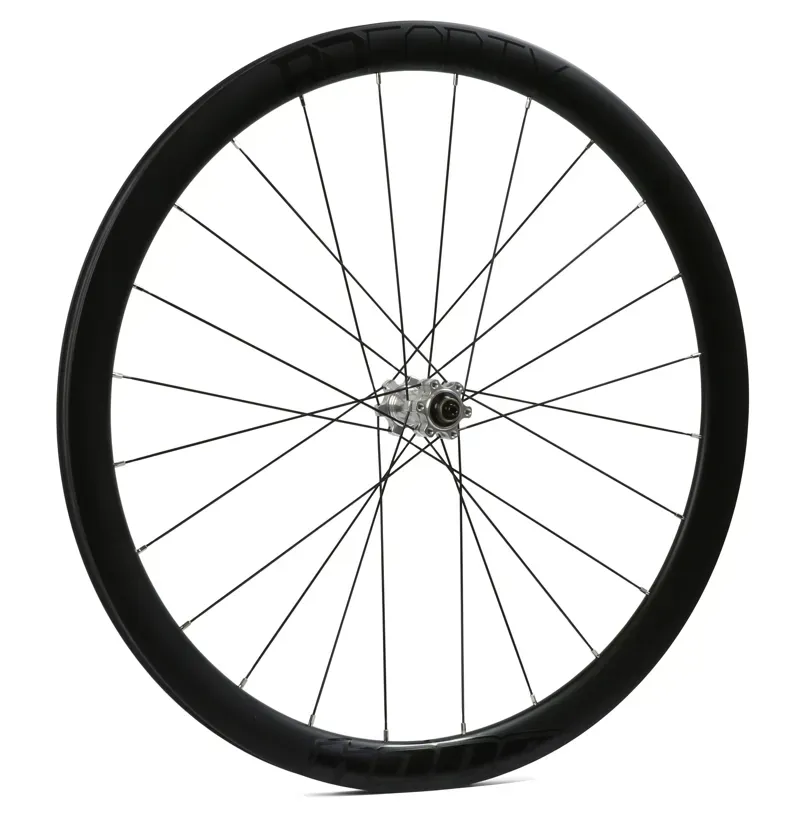Hope RD40 RS4 6-Bolt Carbon Front Wheel in Silver