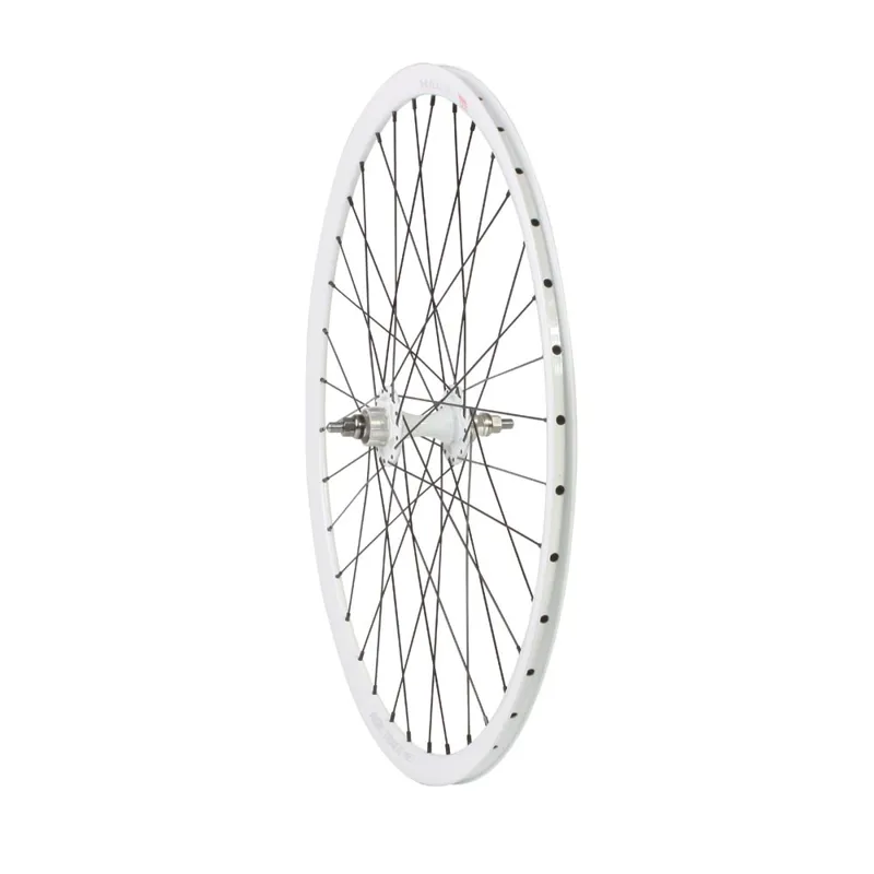 Halo Aerotrack 32H SB Hub Fixed HG/Freewheel Rear Wheel in White