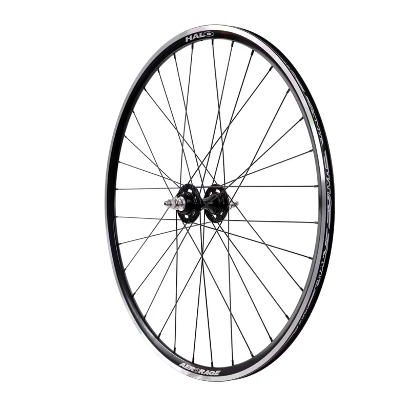 Halo Aero Rage Track 700c Fixed/Freewheel Rear Wheel in Black