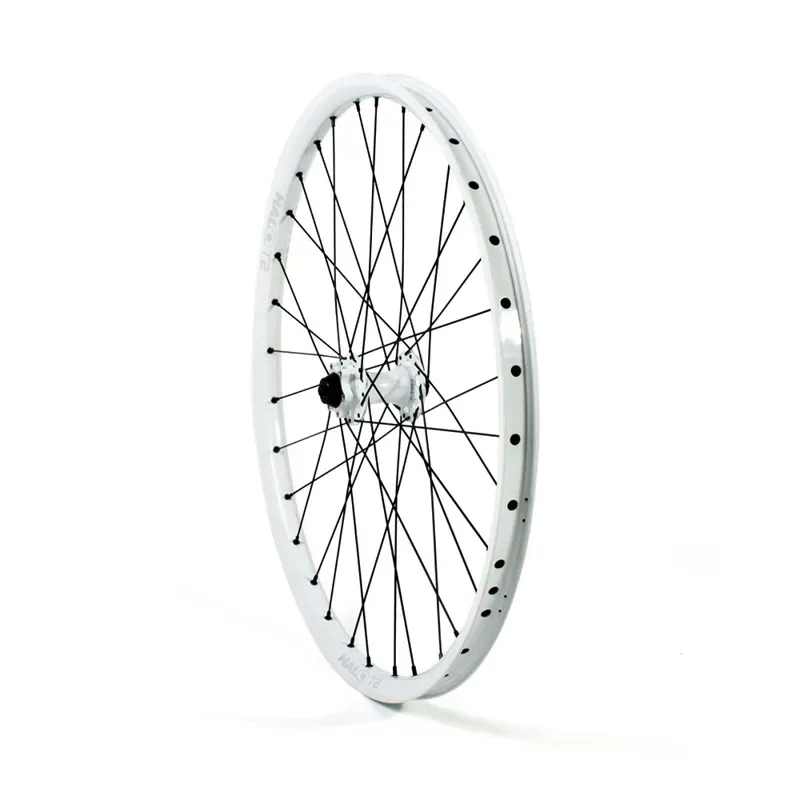 Halo T2 24in Disc 32h Front Wheel in White