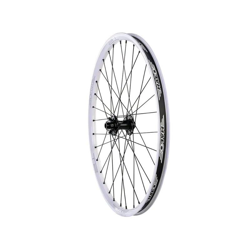 Halo T2 26in Disc Front Wheel in White