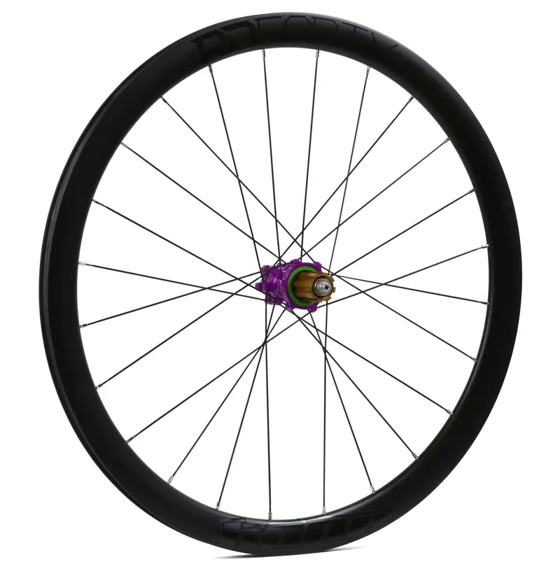Hope RD40 RS4 6-bolt Carbon Rear Wheel in Purple