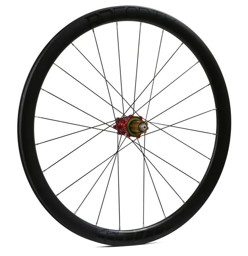 Hope RD40 RS4 6-bolt Carbon Rear Wheel in Red