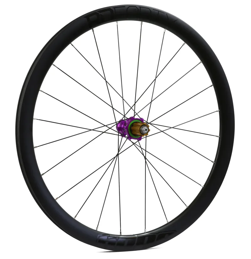 Hope RD40 RS4 Centre Lock Carbon Rear Wheel in Purple
